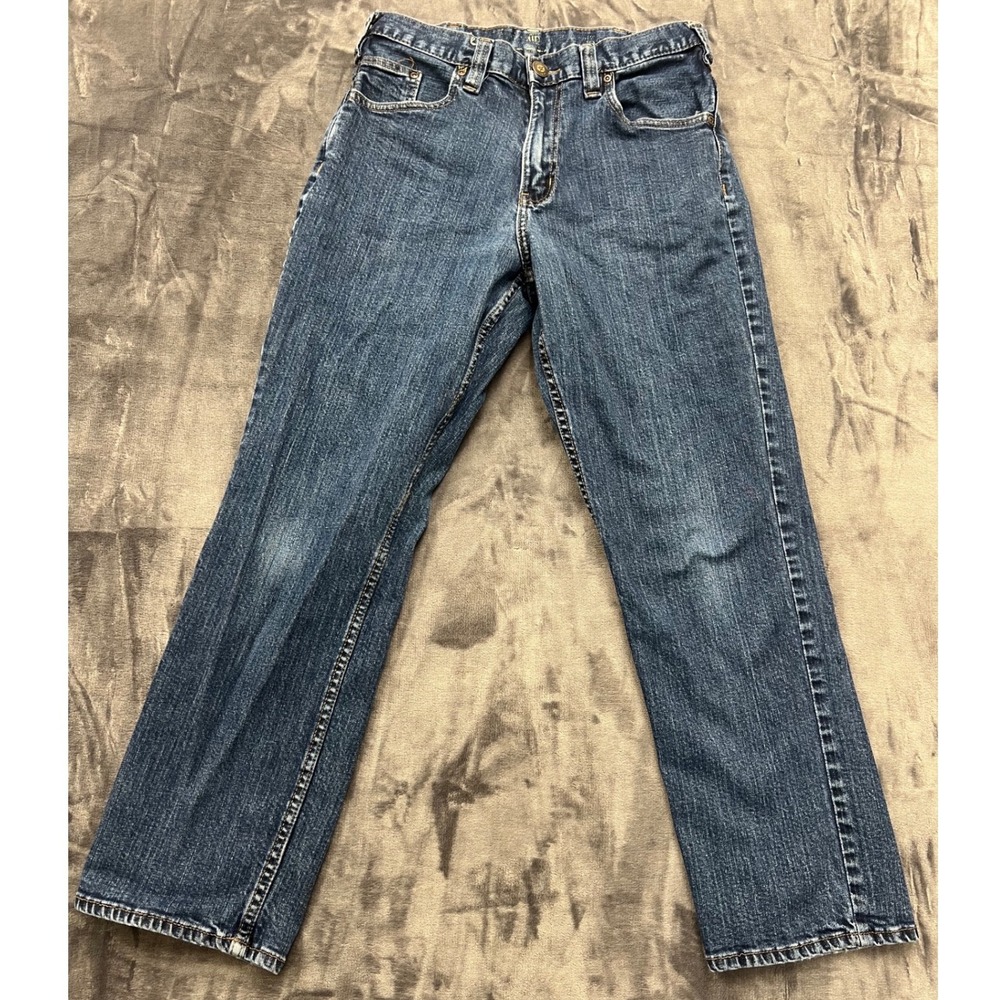 C.E. Schmidt Workwear Jeans Mens 32x30 Blue Straight Leg Denim Rugged Stretch